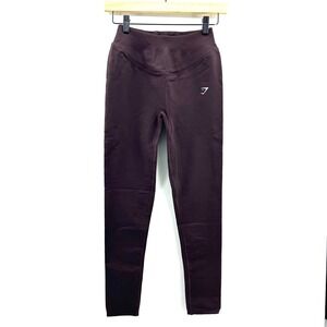 Gymshark Sweat Seamless Leggings Brown Women's S Body Fit  Weightlifting Workout